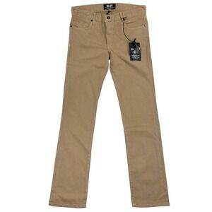 Kill City Mod Straight Khaki Jeans NWT Button Fly 6 Pocket Punk Skater 32